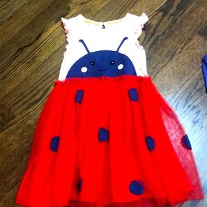Sleeveless Ladybug dress